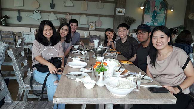 1000sook จัดเลี้ยต้อนรับคณะ บมจ ปูนซีเมนต์ไทย